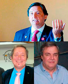 Roberto Lazaro, Miguel Milano, Carlos Prestipino - Presidente 2006